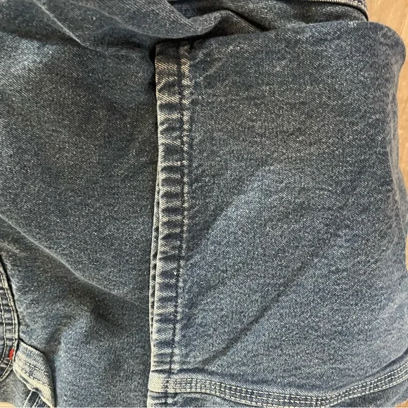 Dickies Blue Denim Bib 36x32 Overalls with Brass Hardware - Picture 4 of 11